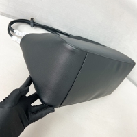 【PRADA】プラダ スーパーコピー ラージ ソフトグレインレザー トートバッグ ブラック（1BG510_2CYS_F0002_V_OOO）