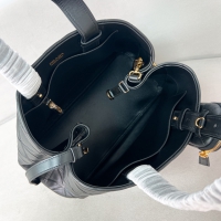 【PRADA】プラダ スーパーコピー ラージ キルトレザー トートバッグ ブラック（1BG547_2C53_F0002_V_T9I）