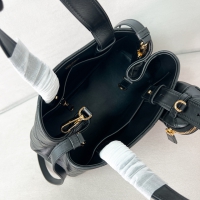 【PRADA】プラダ スーパーコピー ミディアム キルトレザー トートバッグ ブラック（1BG545_2C53_F0002_V_T9I）