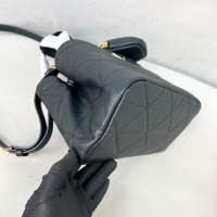 【PRADA】プラダ スーパーコピー スモール キルトレザー トートバッグ ブラック（1BG548_2C53_F0002_V_T9I）