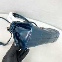 【PRADA】プラダ スーパーコピー ミディアム レザー ハンドバッグ  ダークブルー（1BA426_2CYR_F03W6_V_MOO）