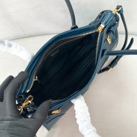 【PRADA】プラダ スーパーコピー ミディアム レザー ハンドバッグ  ダークブルー（1BA426_2CYR_F03W6_V_MOO）