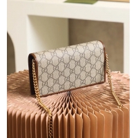 【GUCCI】グッチ スーパーコピー 1955ホースビット チェーン付きウォレット ブラウン（621892 92TCG 8563）