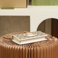 【GUCCI】グッチ スーパーコピー ホースビット1955 チェーン付きウォレット  ベージュ（621892 92TCG 9761）