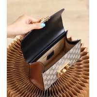 【GUCCI】グッチ スーパーコピー スモール ショルダーバッグ ブラック（409487 KLQJG 9785）