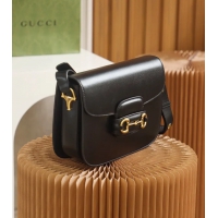 【GUCCI】グッチ スーパーコピー〔グッチ ホースビット 1955〕スモール ショルダーバッグ ブラック（602204 1DB0G 1000）