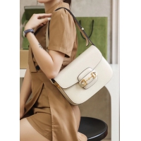  【GUCCI】グッチ スーパーコピー〔グッチ ホースビット 1955〕スモール ショルダーバッグ ホワイト（602204 1DB0G 9022）