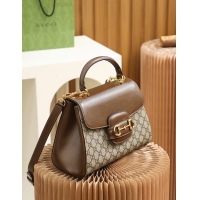 【GUCCI】グッチ スーパーコピー〔グッチ ホースビット 1955〕ミディアム トップハンドルバッグ（702049 9AAAJ 8563）