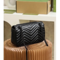 【GUCCI】グッチ スーパーコピー〔GGマーモント〕スモール ショルダーバッグ（‎443497 DTDFV 1000）