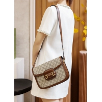 【GUCCI】グッチ スーパーコピー〔グッチ ホースビット 1955〕スモール ショルダーバッグ ブラウン（602204 92TCG 8563）
