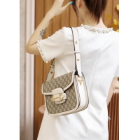 【GUCCI】グッチ スーパーコピー〔グッチ ホースビット 1955〕スモール ショルダーバッグ ホワイト（602204 92TCG 9761）