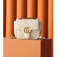 【GUCCI】グッチ スーパーコピー GG マーモント キルティング ミニ トートバッグ（739682 AABZC 9022）