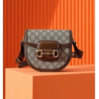 【GUCCI】グッチ スーパーコピー〔グッチ ホースビット 1955〕ミニ ラウンドバッグ（760191 92TCG 8563）