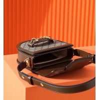 【GUCCI】グッチ スーパーコピー〔グッチ ホースビット 1955〕ミニ ラウンドバッグ（760191 92TCG 8563）