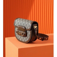 【GUCCI】グッチ スーパーコピー〔グッチ ホースビット 1955〕ミニ ラウンドバッグ（760191 92TCG 8563）