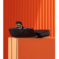 【GUCCI】グッチ スーパーコピー〔GGマーモント〕スーパーミニバッグ ブラック（‎751526 AACCE 1061）