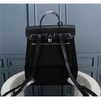 【HERMES】エルメス スーパーコピー エールバッグ・ア・ド・ジップ・リターン バックパック ブラック（H077670CKAB）