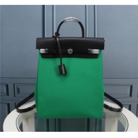  【HERMES】エルメス スーパーコピー エールバッグ・ア・ド・ジップ・リターン バックパック グリーン（H077671CKAJ）