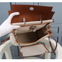 【HERMES】エルメス スーパーコピー エールバッグ・ア・ド・ジップ・リターン バックパック ベージュ（H077782CKAB）