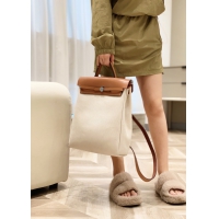 【HERMES】エルメス スーパーコピー エールバッグ・ア・ド・ジップ・リターン バックパック ベージュ（H077782CKAB）