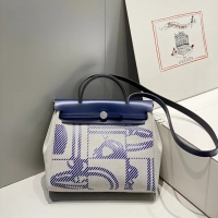 【HERMES】エルメス スーパーコピー エールバッグ・ジップ 31 ルトゥルネ ブルー サファイア（H083407CKAA）