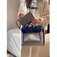 【HERMES】エルメス スーパーコピー エールバッグ・ジップ 31 ルトゥルネ ブルー サファイア（H083407CKAA）