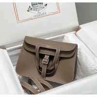 【HERMES】エルメス スーパーコピー アルザン 25 ショルダーバッグ エトゥープ（H082027CC18）