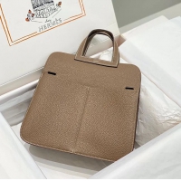 【HERMES】エルメス スーパーコピー アルザン 25 ショルダーバッグ エトゥープ（H082027CC18）