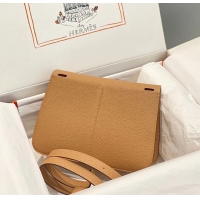 【HERMES】エルメス スーパーコピー アルザン 25 ショルダーバッグ ブラウンピンク（H082131CC）