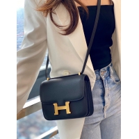 【HERMES】エルメス スーパーコピー コンスタンスミニ 18 ショルダーバッグ ブラック（H083905CD89）