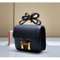 【HERMES】エルメス スーパーコピー コンスタンスミニ 18 ショルダーバッグ ブラック（H083905CD89）