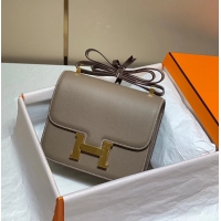 【HERMES】エルメス スーパーコピー コンスタンスミニ 18 ショルダーバッグ エトゥープ（H083905CD89）