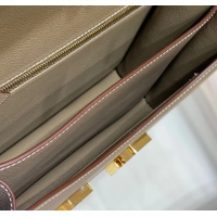 【HERMES】エルメス スーパーコピー コンスタンスミニ 18 ショルダーバッグ エトゥープ（H083905CD89）