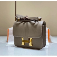 【HERMES】エルメス スーパーコピー コンスタンスミニ 18 ショルダーバッグ エトゥープ（H083905CD89）