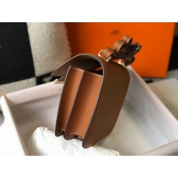 【HERMES】エルメス スーパーコピー コンスタンスミニ 18 ショルダーバッグ ブラウン（H083905CD89）