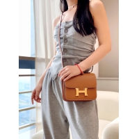 【HERMES】エルメス スーパーコピー コンスタンスミニ 18 ショルダーバッグ ブラウン（H083905CD89）