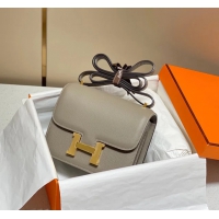 【HERMES】エルメス スーパーコピー コンスタンスミニ 18 ショルダーバッグ グレー（H083905CD89）