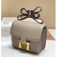 【HERMES】エルメス スーパーコピー コンスタンスミニ 18 ショルダーバッグ グレー（H083905CD89）