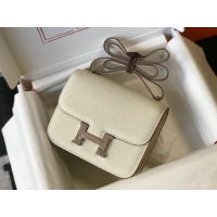 【HERMES】エルメス スーパーコピー コンスタンスミニ 18 ショルダーバッグ ホワイト（H083905CD89）
