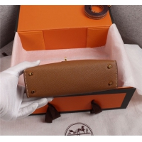 【HERMES】エルメス スーパーコピー ミニケリー２ ショルダーバッグ ブラウン（HERMES 009）