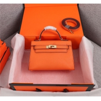 【HERMES】エルメス スーパーコピー ミニケリー２ ショルダーバッグ オレンジ（HERMES 008）