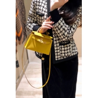 【HERMES】エルメス スーパーコピー ミニケリー２ ショルダーバッグ アンバーイエロー（HERMES 006）