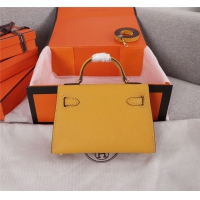 【HERMES】エルメス スーパーコピー ミニケリー２ ショルダーバッグ アンバーイエロー（HERMES 006）