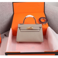 【HERMES】エルメス スーパーコピー ミニケリー２ ショルダーバッグ エトゥープ（HERMES 003）