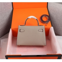 【HERMES】エルメス スーパーコピー ミニケリー２ ショルダーバッグ エトゥープ（HERMES 003）