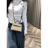 【HERMES】エルメス スーパーコピー ミニケリー２ ショルダーバッグ エトゥープ（HERMES 003）