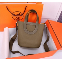 【HERMES】エルメス スーパーコピー インザループ 18 バッグ ブラウン（H084274CKAB）