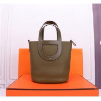 【HERMES】エルメス スーパーコピー インザループ 18 バッグ エトゥープ（H084274CCAW）