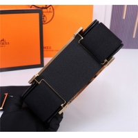 【HERMES】エルメス スーパーコピー ゲタ ショルダーバッグ ブラック（H083052CKAD）