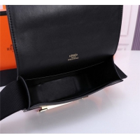 【HERMES】エルメス スーパーコピー ゲタ ショルダーバッグ ブラック（H083052CKAD）
